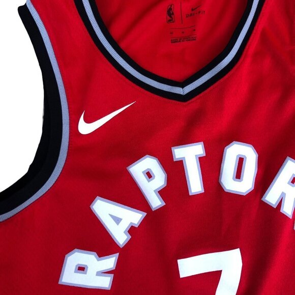 Rare Nike Basketball Jersey Toronto Raptors Kyle Lowry Medium - Picture 5 of 6
